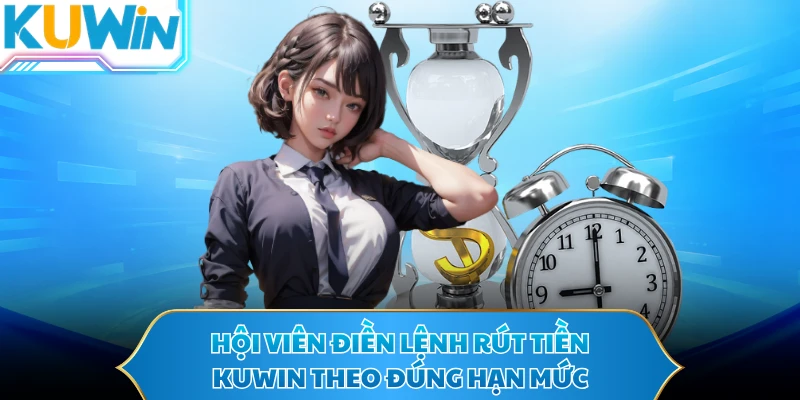 Hội viên điền lệnh rút tiền KUWIN theo đúng hạn mức